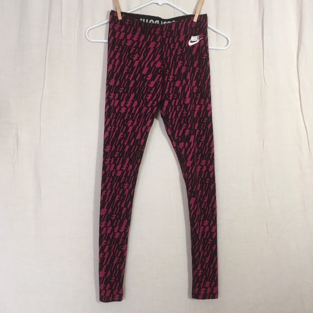 Nike Leg A See Logo Fold Over Waistband